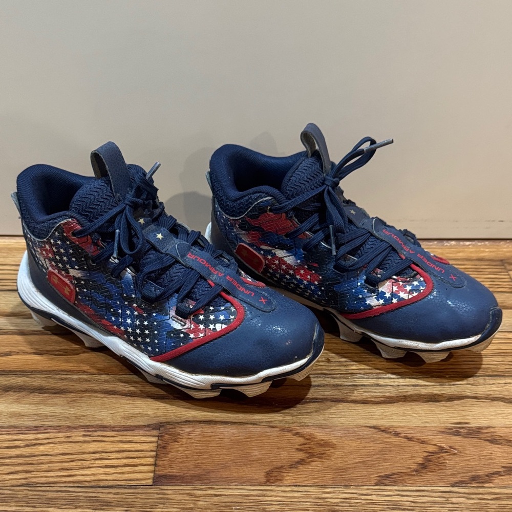 Little Boys' Under Armour Harper 9 RM Molded Baseball Cleats Size 3